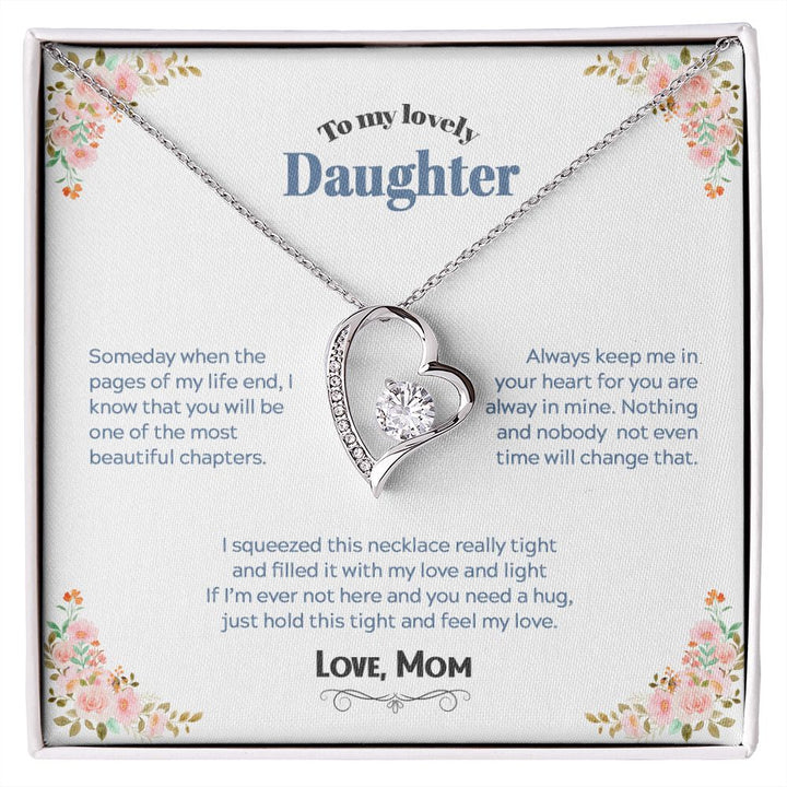 Daughter Necklace, To My Beautiful Daughter From Dad €“ Love Knots Nec –  Rakva